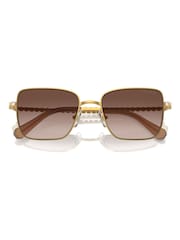 Swarovski Gold Sk7015 Round Sunglasses - Image 4 of 5