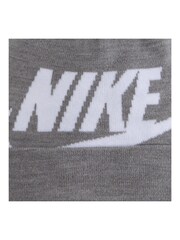 Nike Grey Swoosh Pom Beanie Gloves Set 4-7yrs - Image 7 of 7