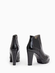 AllSaints Black Sarris Patent Boots - Image 3 of 5