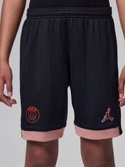 Nike Black Jr. PSG 24/25 Third Stadium Football Shorts - Image 2 of 7