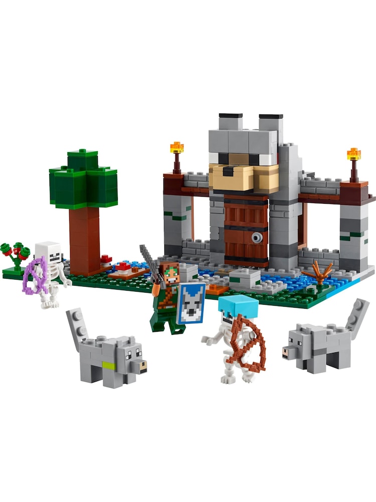 LEGO Minecraft The Wolf Stronghold Toy Set - Image 2 of 8