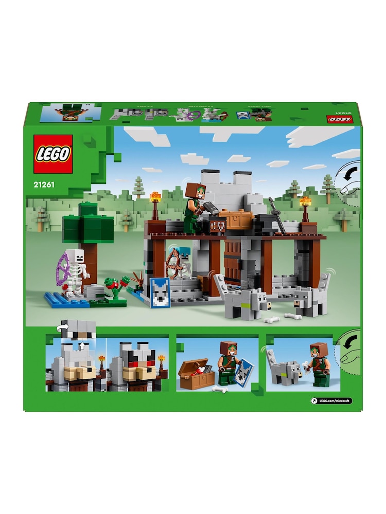 LEGO Minecraft The Wolf Stronghold Toy Set - Image 8 of 8
