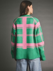 Green Knitted Christmas Jumper - Image 3 of 8