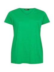 Yours Curve Blue & Green T-Shirts 3 Pack - Image 9 of 9