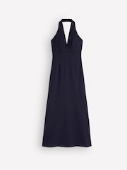 Boden Blue Halter Neck Jersey Maxi Dress - Image 6 of 6