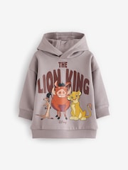 Charcoal Grey Lion Print King Hoodie (3mths-8yrs) - Image 1 of 4