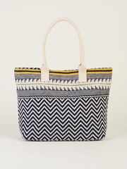 Brakeburn Blue Tassel Beach Bag - Image 2 of 4