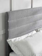 Julian Bowen Grey Merida Upholstered Bed - Image 2 of 6