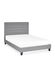Julian Bowen Grey Merida Upholstered Bed - Image 3 of 6