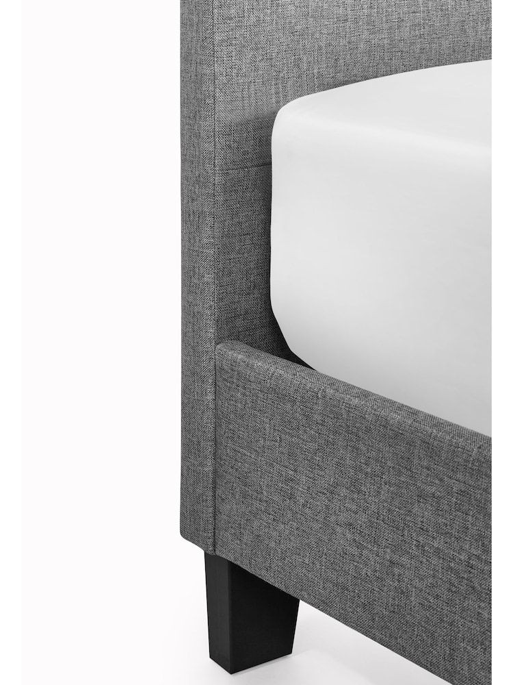Julian Bowen Grey Merida Upholstered Bed - Image 6 of 6