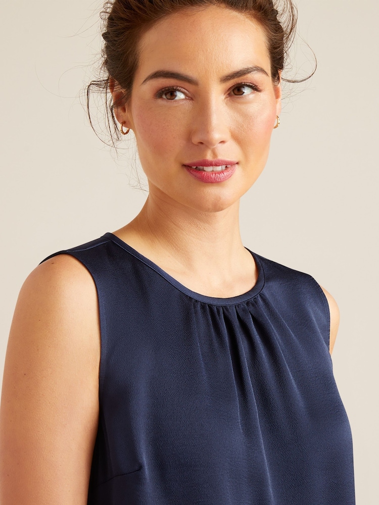 Ariat Blue Bayview Short Sleeve Blouse - Image 2 of 4