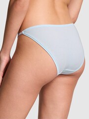 Victoria's Secret PINK Hydrangea Blue Cotton String Bikini Knickers - Image 2 of 3