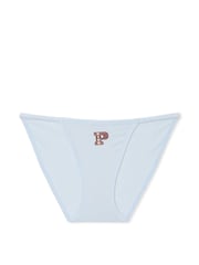 Victoria's Secret PINK Hydrangea Blue Cotton String Bikini Knickers - Image 3 of 3