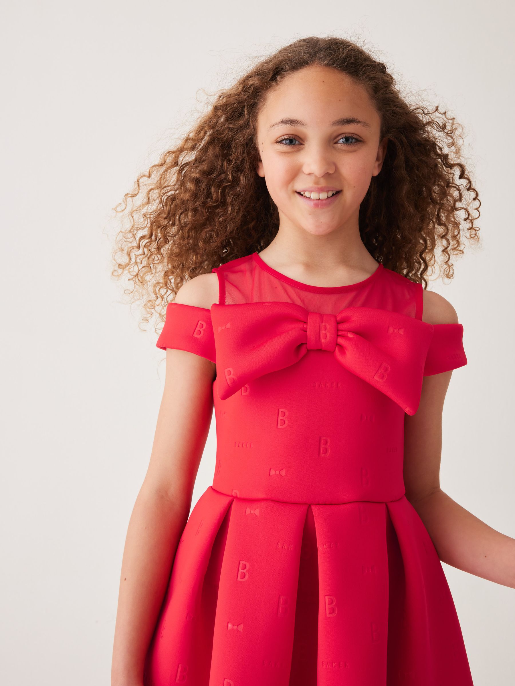Ted baker girls red dress new arrivals