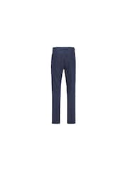 JACK & JONES Blue Linen Blend Slim Fit Trousers - Image 5 of 5