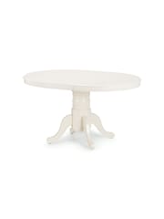 Julian Bowen Ivory Stanmore Extending Dining Table - Image 3 of 6
