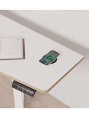 Koble White Gino Corner Height Adjustable Desk - Image 3 of 6