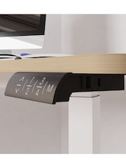 Koble White Gino Corner Height Adjustable Desk - Image 4 of 6
