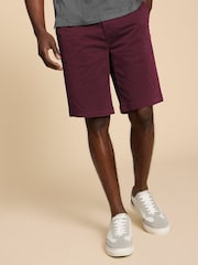 White Stuff Purple Sutton Organic Chino Shorts - Image 1 of 7