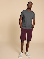 White Stuff Purple Sutton Organic Chino Shorts - Image 2 of 7