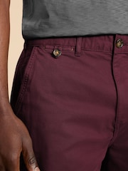 White Stuff Purple Sutton Organic Chino Shorts - Image 4 of 7