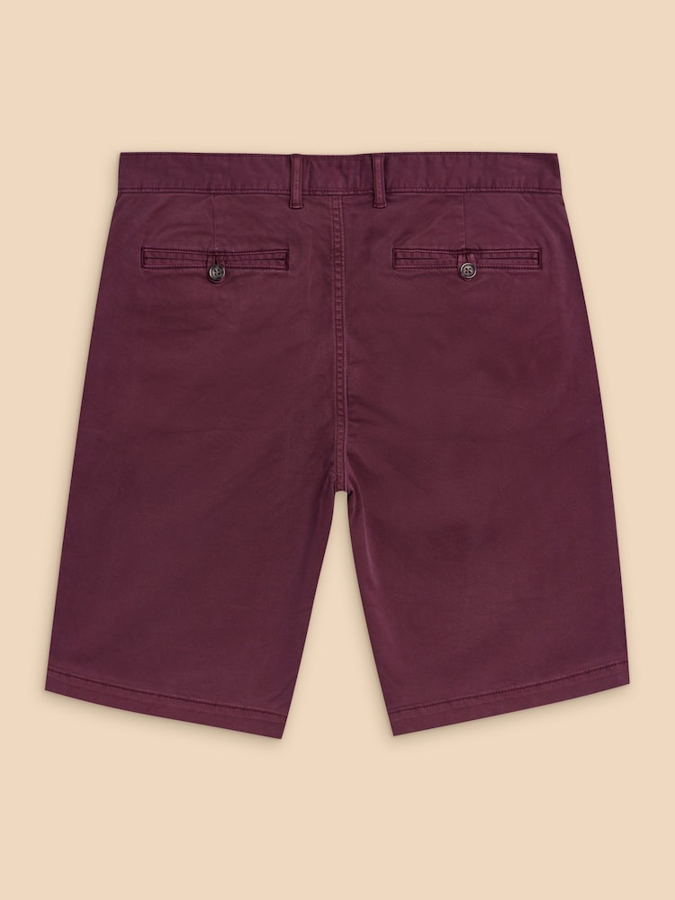 White Stuff Purple Purple Sutton Chino Shorts - Image 6 of 7