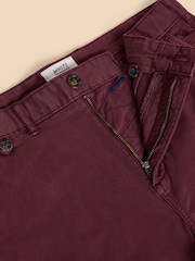 White Stuff Purple Sutton Organic Chino Shorts - Image 7 of 7