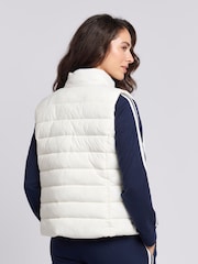 Белый - U.S. Polo Assn. Lightweight Womens Puffer Gilet - Image 3 of 7