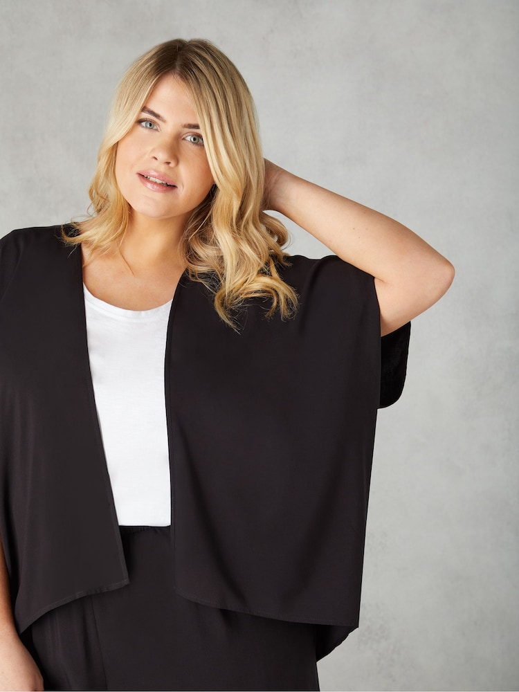 Live Unlimited Black Curve Batwing Cover-Up - Image 2 of 4