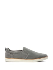 siva - Dune London Totals Perforirane superge Slip-On - Slika 3 iz 6