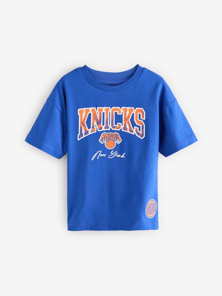 Cobalt Blue NBA Licensed 100% Cotton T-Shirt (3-16yrs) - Image 1 of 3