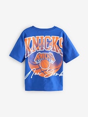 Cobalt Blue NBA Licensed 100% Cotton T-Shirt (3-16yrs) - Image 2 of 3