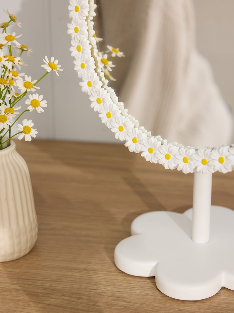 Daisy Round Dressing Table Mirror - صورة 2 من 5