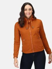 Regatta Brown Azariah Full Zip Hooded Fleece - Image 1 of 9