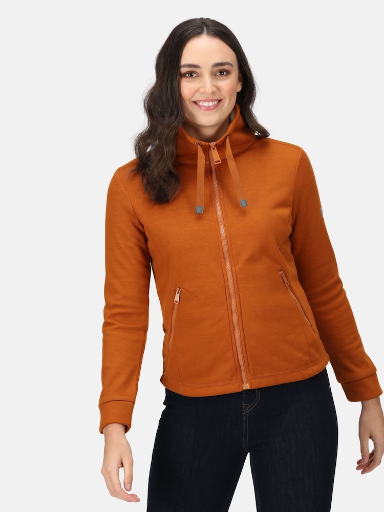 Regatta Brown Azariah Full Zip Hooded Fleece - Image 1 of 9