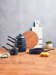 Essentials by Premier Black Cookware Set of 5 - Image 1 of 6