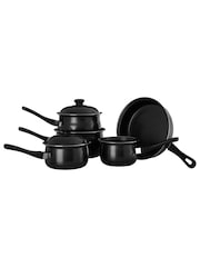 Essentials by Premier Black Cookware Set of 5 - Image 5 of 6