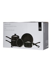 Essentials by Premier Black Cookware Set of 5 - Image 6 of 6