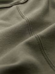 Khaki Green Ponte Stirrup Leggings - Image 5 of 7