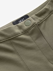 Khaki Green Ponte Stirrup Leggings - Image 7 of 7