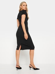 Long Tall Sally Black Flutter Sleeve Scoop Neck Dress - Image 3 of 4