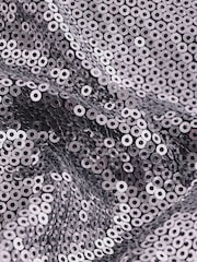 Pewter Grey Sequin Slim Trousers - Image 7 of 7