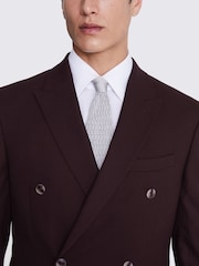 MOSS Port Red Tailored Fit Flannel Jacket - Image 4 of 5