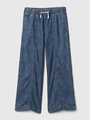 Gap Blue Pull On Wide Leg Jeans (4-13yrs) - Image 5 of 6