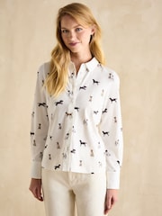 Joules Cream Dogs Joules X Eleanor Tomlinson Jersey Shirt - Image 1 of 6
