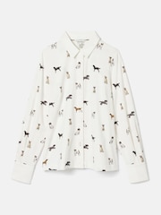 Joules Cream Dogs Joules X Eleanor Tomlinson Jersey Shirt - Image 6 of 6