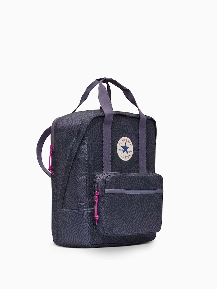Converse Purple Small Square Backpack - Image 4 of 8