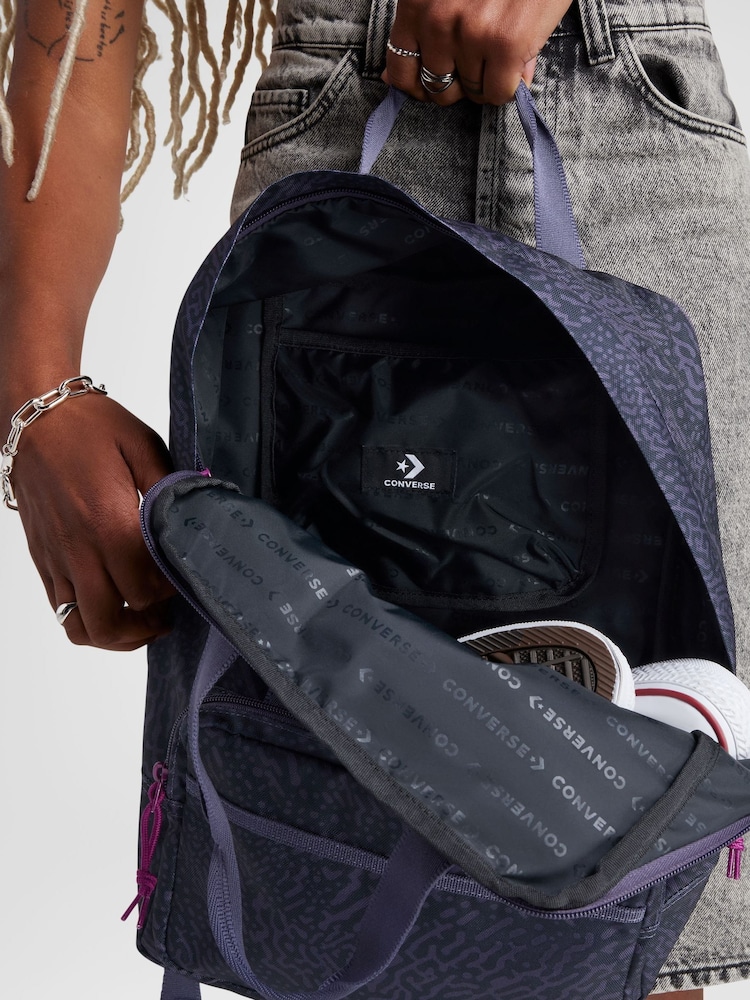 Converse Purple Small Square Backpack - Image 8 of 8