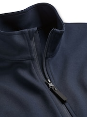 Charles Tyrwhitt Blue 100% Cotton Sleeveless Performance Gilet - Image 6 of 7