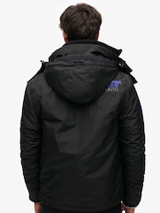 Superdry Black Hooded Mountain SD Windbreaker Jacket - Image 6 of 7